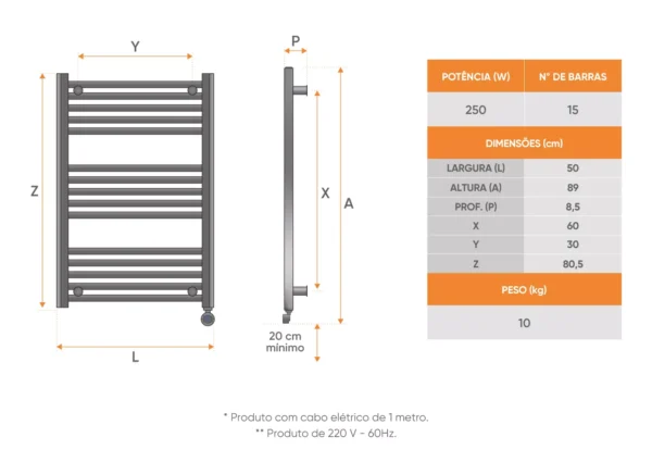AnyConv.com__Dimensoes-p TOALHEIRO ELÉTRICOTOALHEIRO ELÉTRICO 250W - 220V